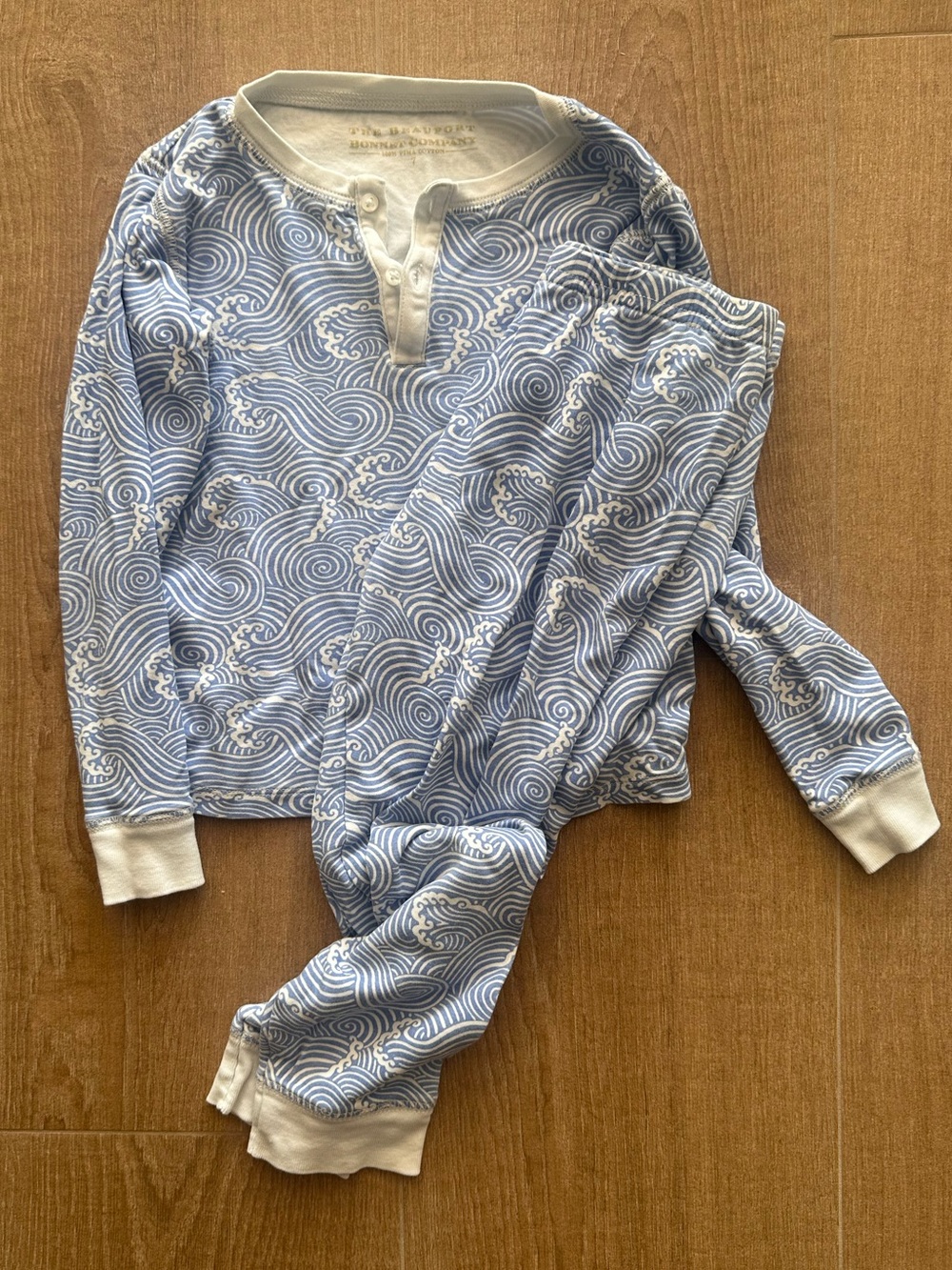 TBBC waves pajamas size 7
